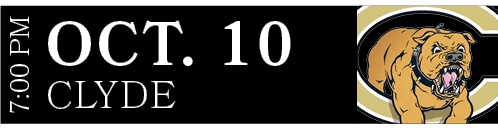 CLYDE,OCT. 10,7:00 P