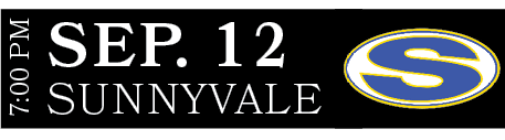 SUNNYVALE,SEP. 12,7:00 PM