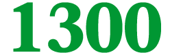 1300