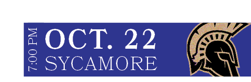 SYCAMORE,OCT. 22,7:00 P