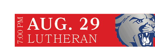 LUTHERAN,AUG. 29,7:00 P