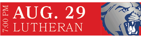 LUTHERAN,AUG. 29,7:00 P
