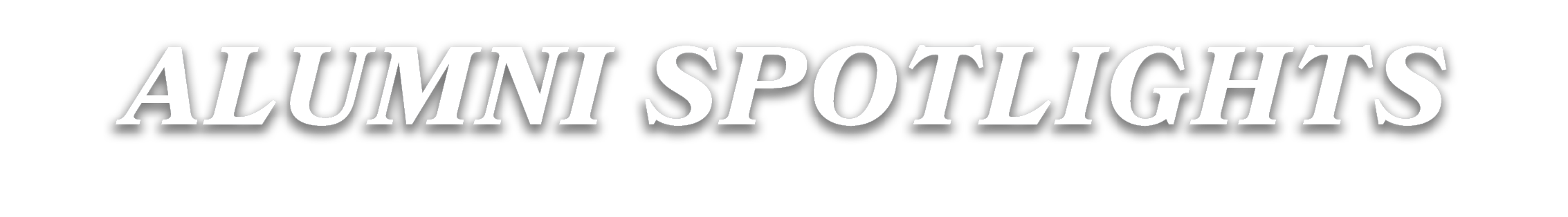Alumni Spotlights