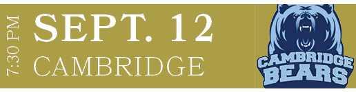 CAMBRIDGE,SEPT. 12,7:30 P