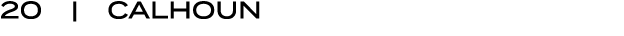 20 | Calhoun