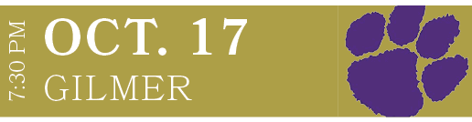 GILMER,OCT. 17,7:30 P