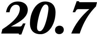 20.7