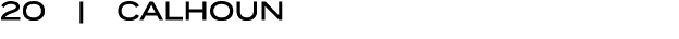 20 | Calhoun