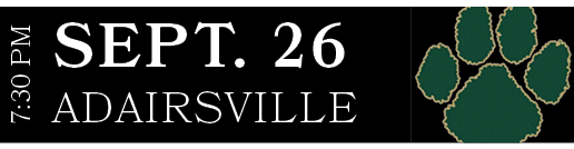 ADAIRSVILLE,SEPT. 26,7:30 P