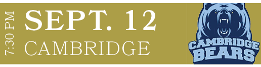 CAMBRIDGE,SEPT. 12,7:30 P