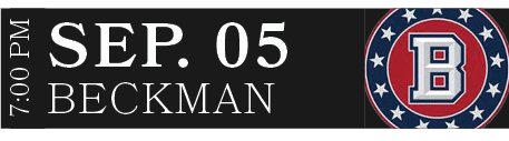 BECKMAN,SEP. 05,7:00 P