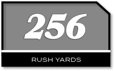 256,RUSH YARD
