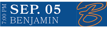 BENJAMIN,SEP. 05,7:00 P