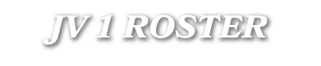 JV 1 ROSTER
