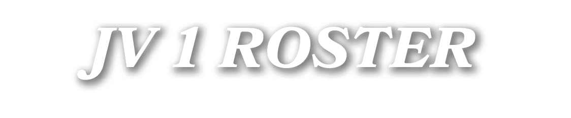 JV 1 ROSTER