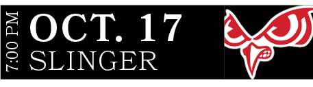 Slinger,oct. 17,7:00 P