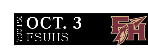 FSUHS,OCT. 3,7:00 P