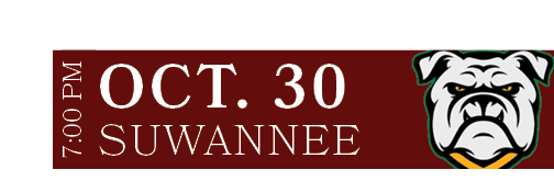 SUWANNEE,OCT. 30,7:00 P