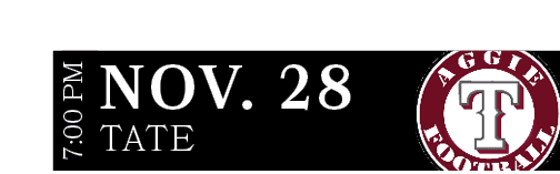 TATE,NOV. 28,7:00 P