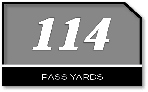 114,PASS YARD