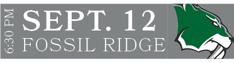 FOSSIL RIDGE,SEPT. 12,6:30 P