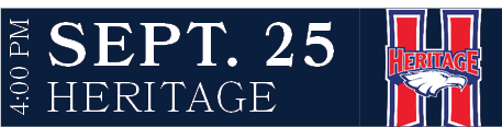 HERITAGE,SEPT. 25,4:00 P