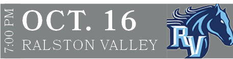 RALSTON VALLEY,OCT. 16,7:00 P