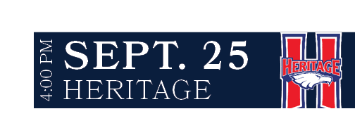 HERITAGE,SEPT. 25,4:00 P