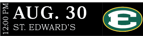 ST. EDWARD’S,AUG. 30,12:00 P