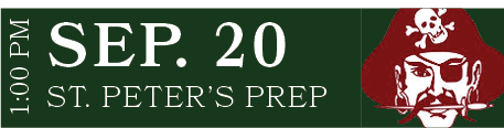 ST. PETER’S PREP,SEP. 20,1:00 P