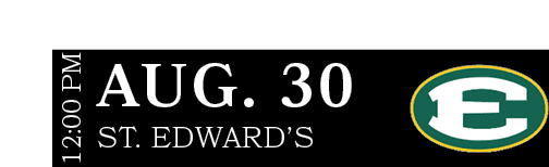 ST. EDWARD’S,AUG. 30,12:00 P