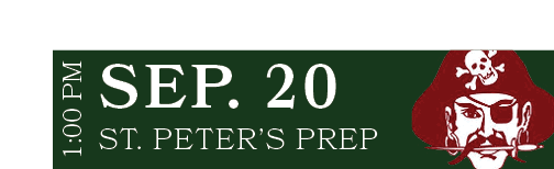 ST. PETER’S PREP,SEP. 20,1:00 P