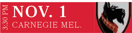 Carnegie Mel.,NOV. 1,3:30 P