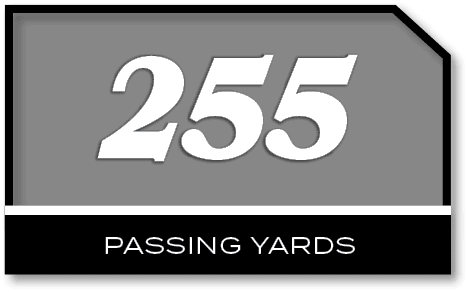 255,PASSing YARD