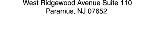  West Ridgewood Avenue Suite 110 Paramus, NJ 07652