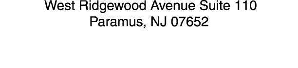  West Ridgewood Avenue Suite 110 Paramus, NJ 07652