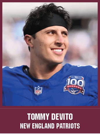 Tommy Devito New England Patriot
