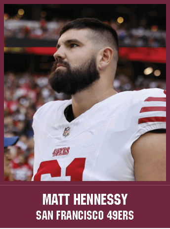 Matt Hennessy San Francisco 49er