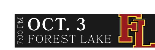 FOREST LAKE,OCT. 3,7:00 P