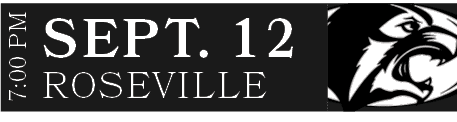 ROSEVILLE,SEPT. 12,7:00 P