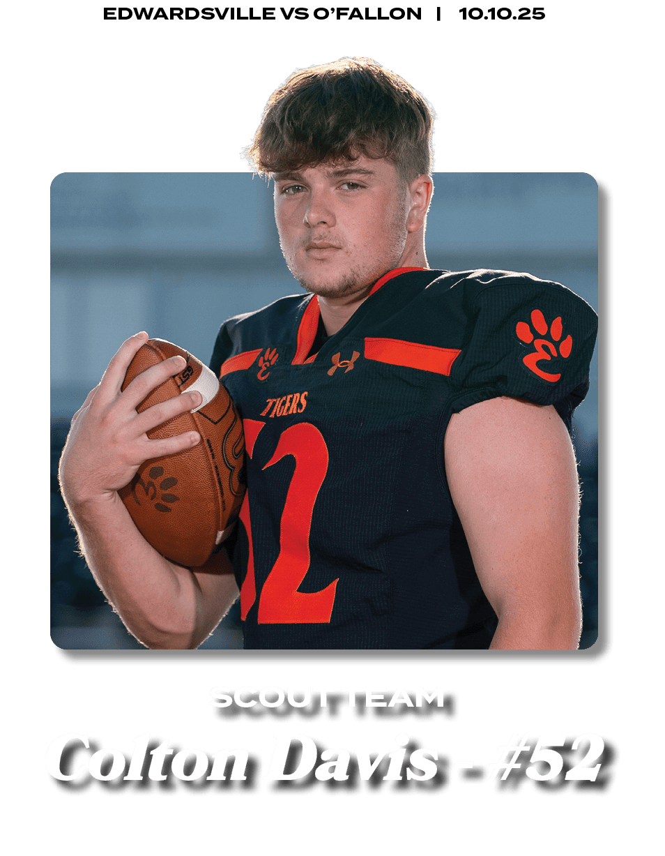 SCOUT TEAM,Colton Davis #52,Edwardsville VS o’fallon | 10.10.2