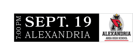 ALEXANDRIA,SEPT. 19,7:00 P
