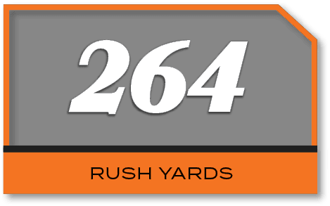 264,rush yard