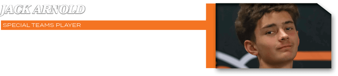 special teams player,punting,jack arnol