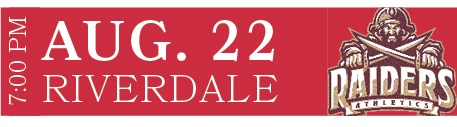 riverdale,aug. 22,7:00 P