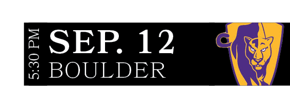 BOULDER,SEP. 12,5:30 P