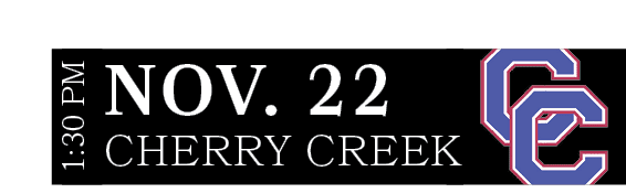 CHERRY CREEK,NOV. 22,1:30 P