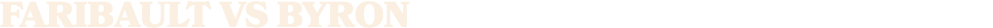 FARIBAULT vs BYRON