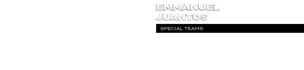 2nd Week in a row!,SPECIAL TEAMS,Emmanuel Juanto
