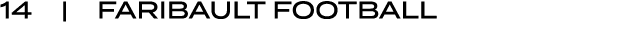 14 | FARIBAULT FOOTBALL